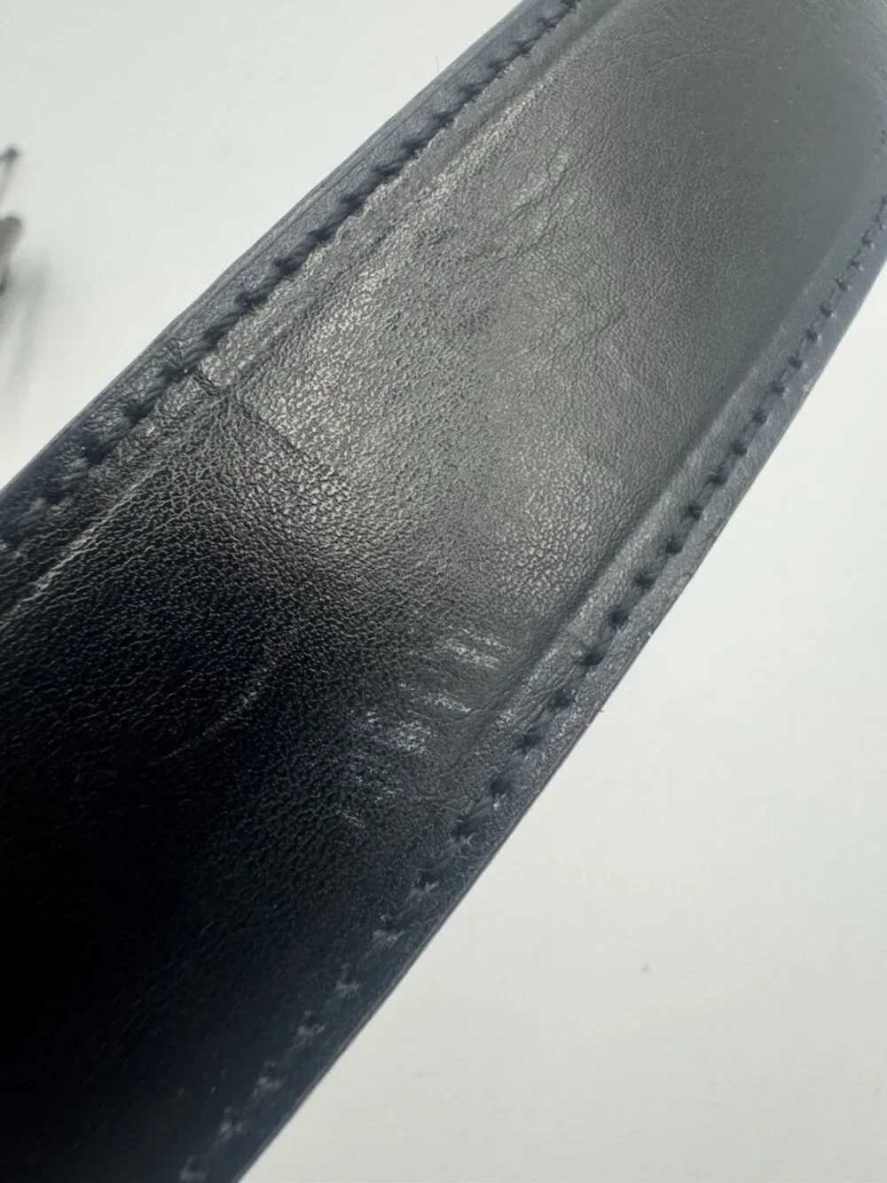 Dickies Reversible Leather Work Belt Black Brown